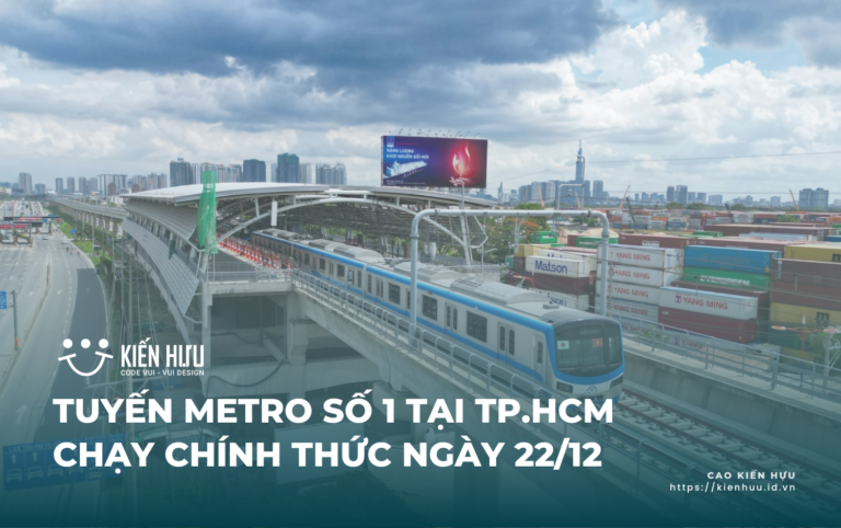 Tuyến Metro số 1 tại tp.hcm chạy chính thức ngày 2212